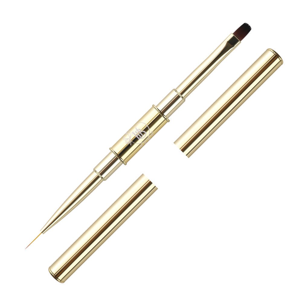 #16 BUILDER APPLICATION Square Dual Brush and Liner (GOLD)