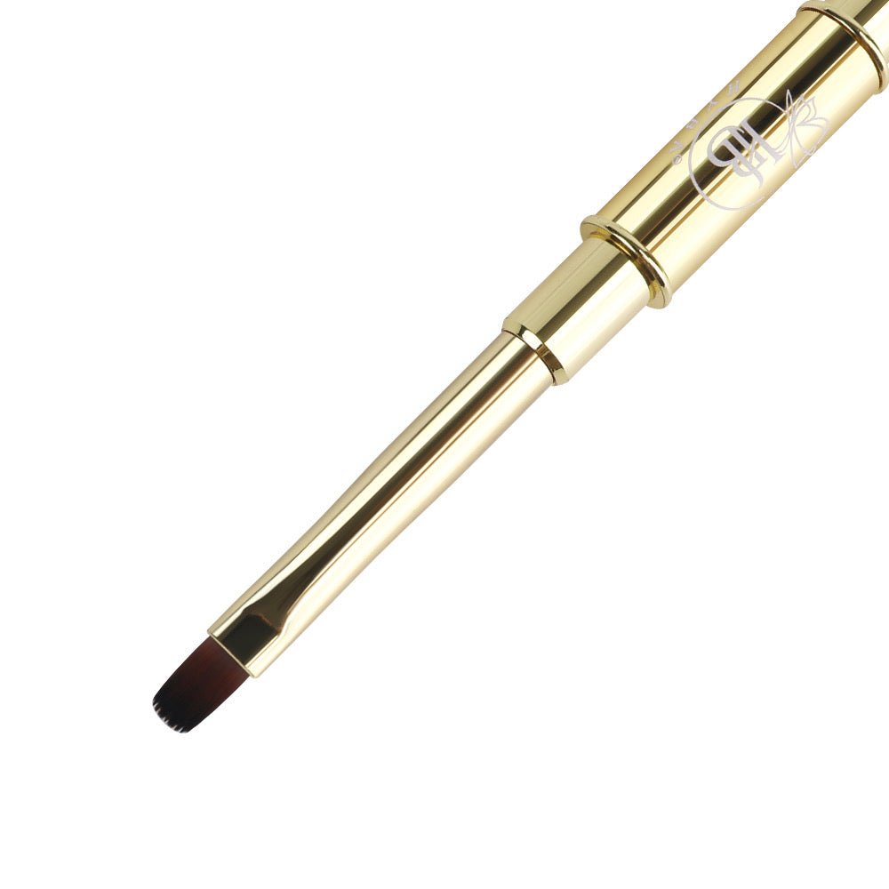 #16 BUILDER APPLICATION Square Dual Brush and Liner (GOLD)