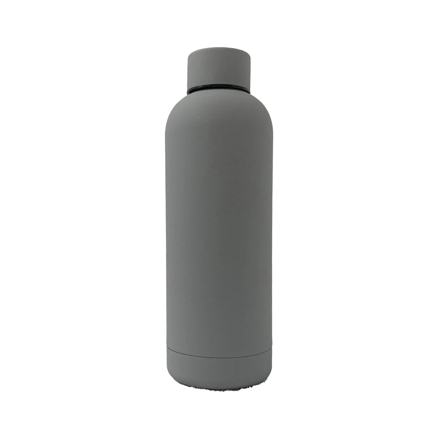 17oz Rubber Vacuum Insulated Stainless Steel Water Bottle Purple