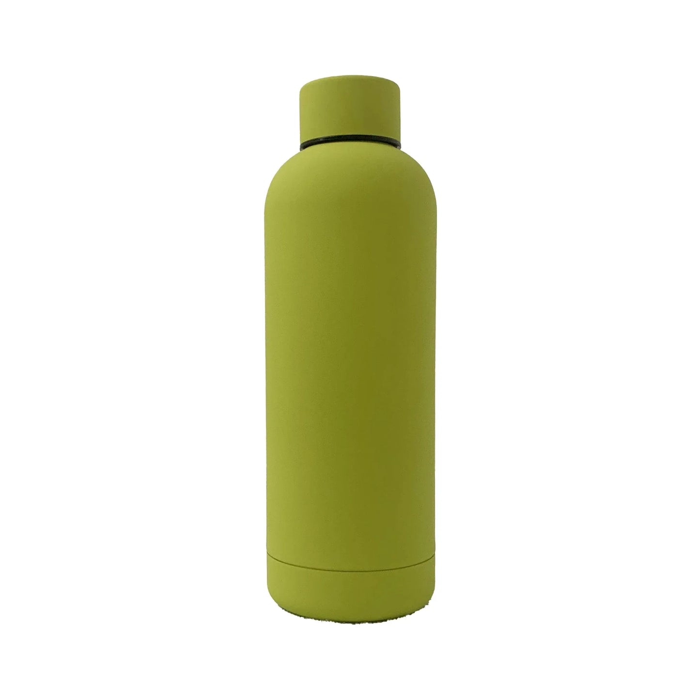 17oz Rubber Vacuum Insulated Stainless Steel Water Bottle Purple