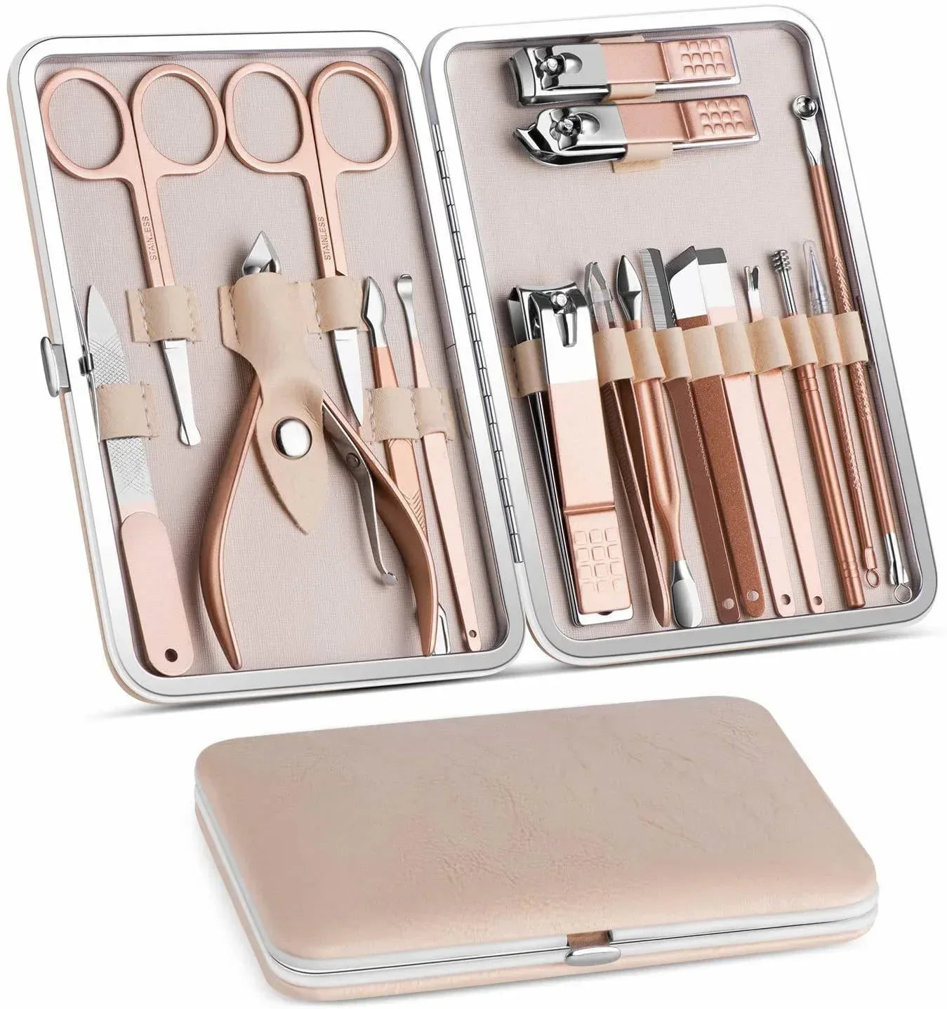 18 In 1 Lovely Lady DIY Manicure Pedicure Tool Set Default Title