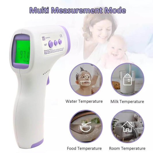 LCD Screen Digital No-Contact Forehead Infrared Forehead Thermometer Default Title