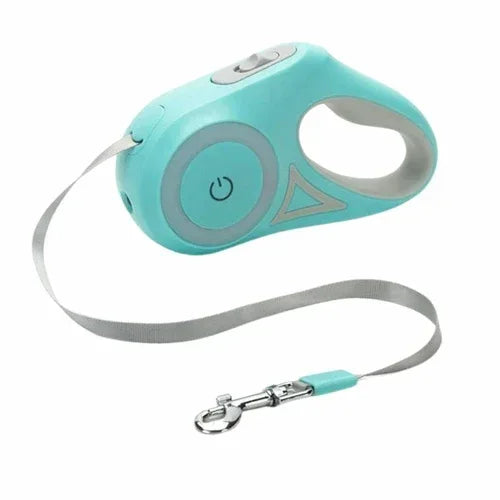 Automatic Retractable Lighting Dog Leash 3 meters / Green