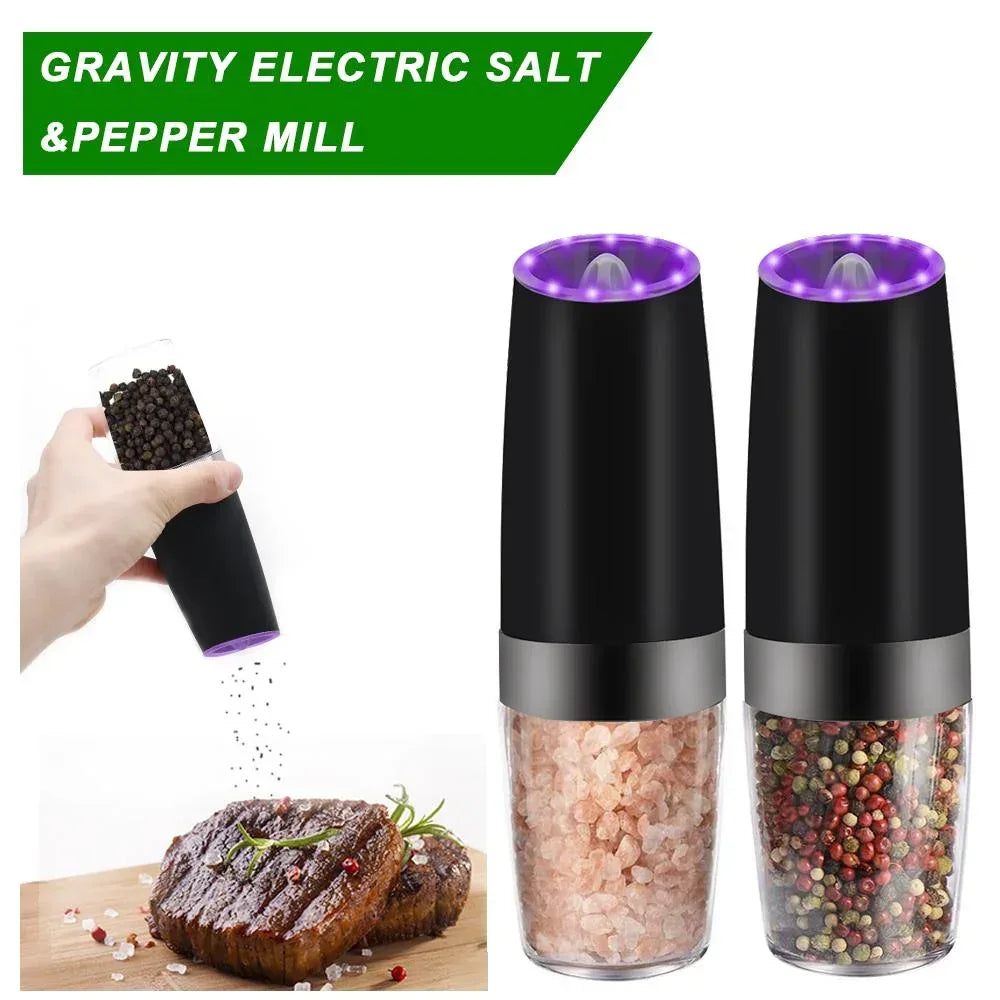 Electric Gravity Sensor Automatic Pepper Grinder Kitchen Tools 1pcs