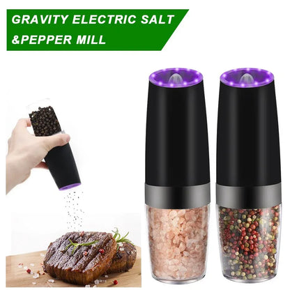 Electric Gravity Sensor Automatic Pepper Grinder Kitchen Tools 1pcs