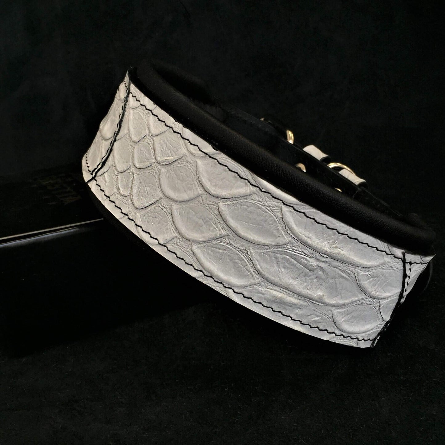 The ''Dragon Scale'' LIMITED collar exclusive design XXL - fitting a neck of 65 - 75 cm (25.6 to 29.6 inch)