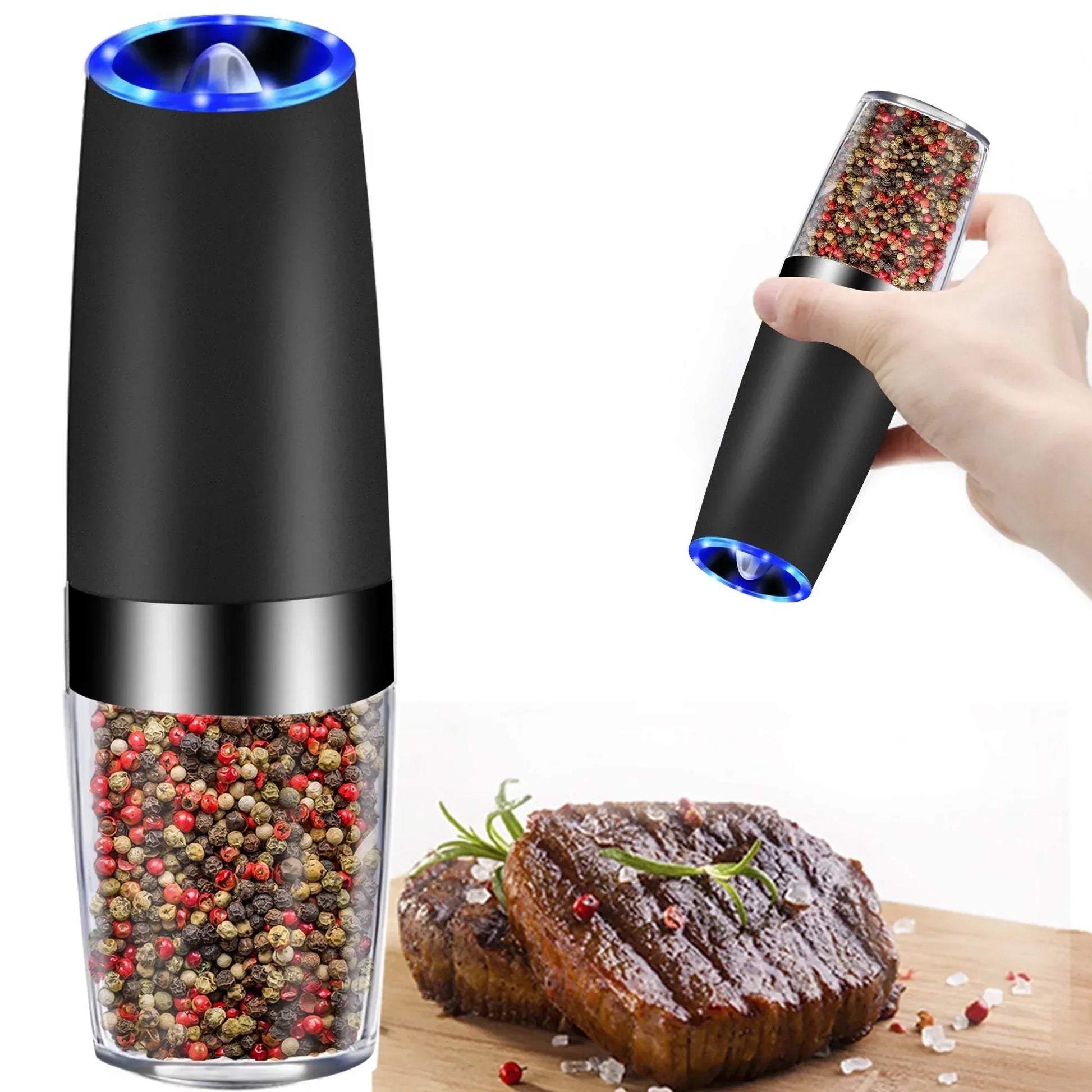 Electric Gravity Sensor Automatic Pepper Grinder Kitchen Tools 1pcs