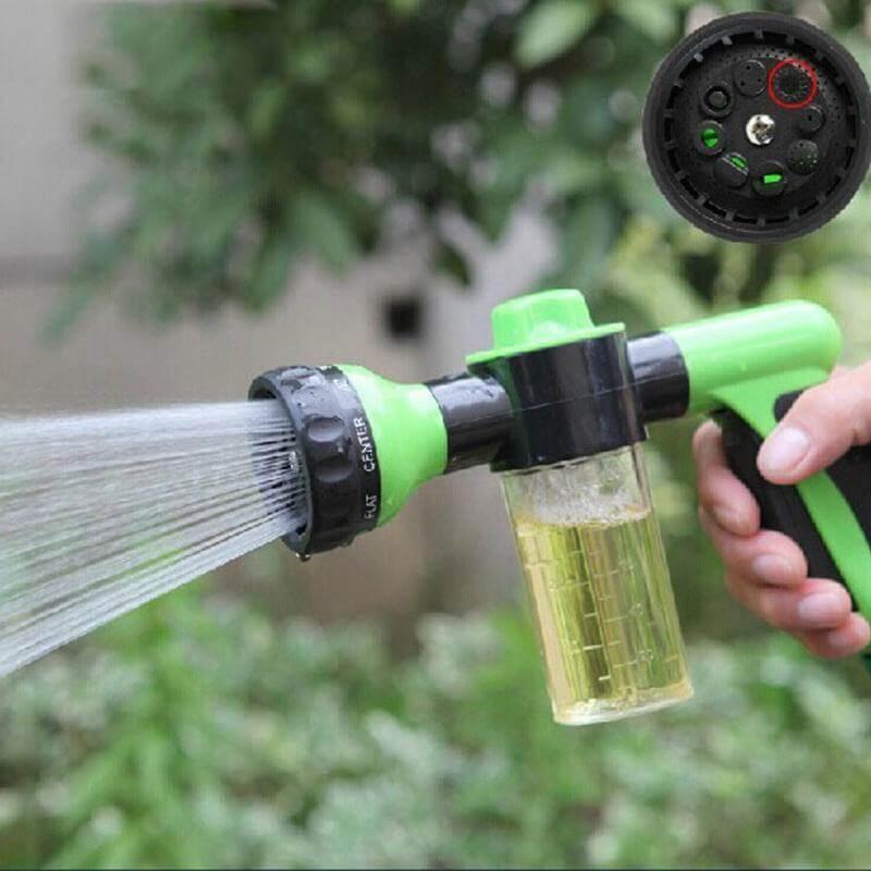 Foam Spray Water Gun – Car, Garden & Pet Washer Green