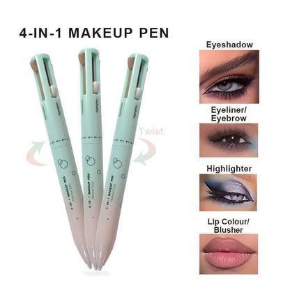 4 in 1 makeup pencil 4 in 1 makeup pencil 4 colors 4 colors lip liner highlight eye shadow eyeliner eyebrow pencil 4in1 Default Title