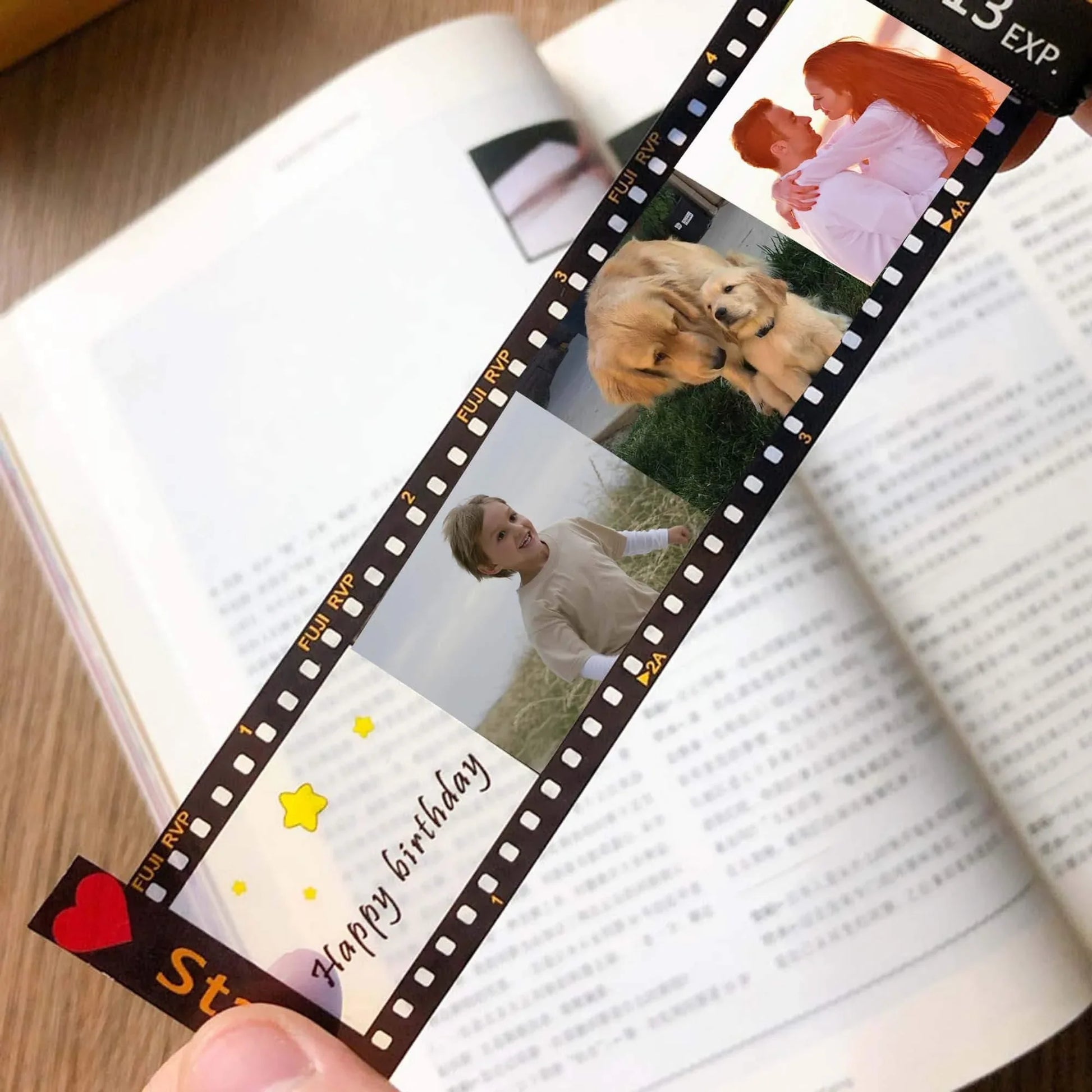 New Customized 10 Photos 2 Texts Memory Film Roll Keychain DIY Custom Album Keyring Personalized Wedding Anniversary Lovers Gift 10 photos 2 texts