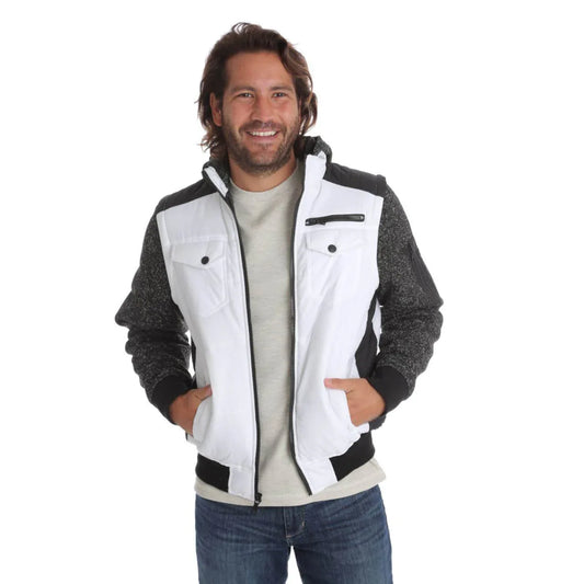 Quinn Quilted Puffer Jacket S / White