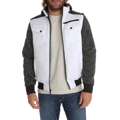 Quinn Quilted Puffer Jacket S / White