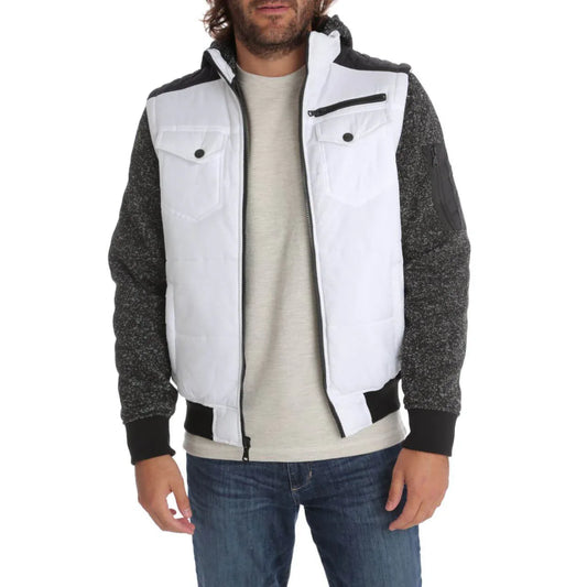 Quinn Quilted Puffer Jacket S / White