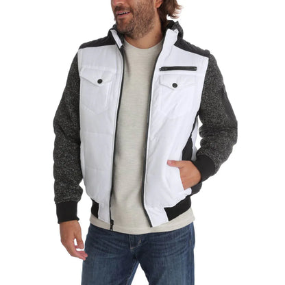 Quinn Quilted Puffer Jacket S / White