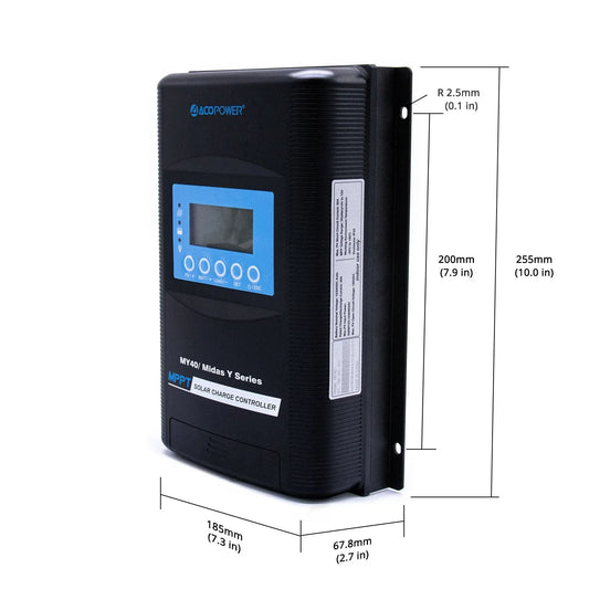 Midas 40 Amp MPPT Solar Charge Controller with MT-50 Default Title