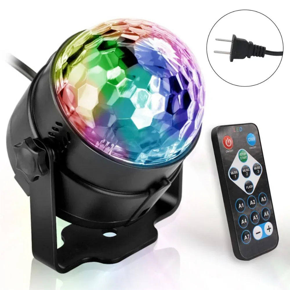LED Party Projector Light with Sound Activation Default Title