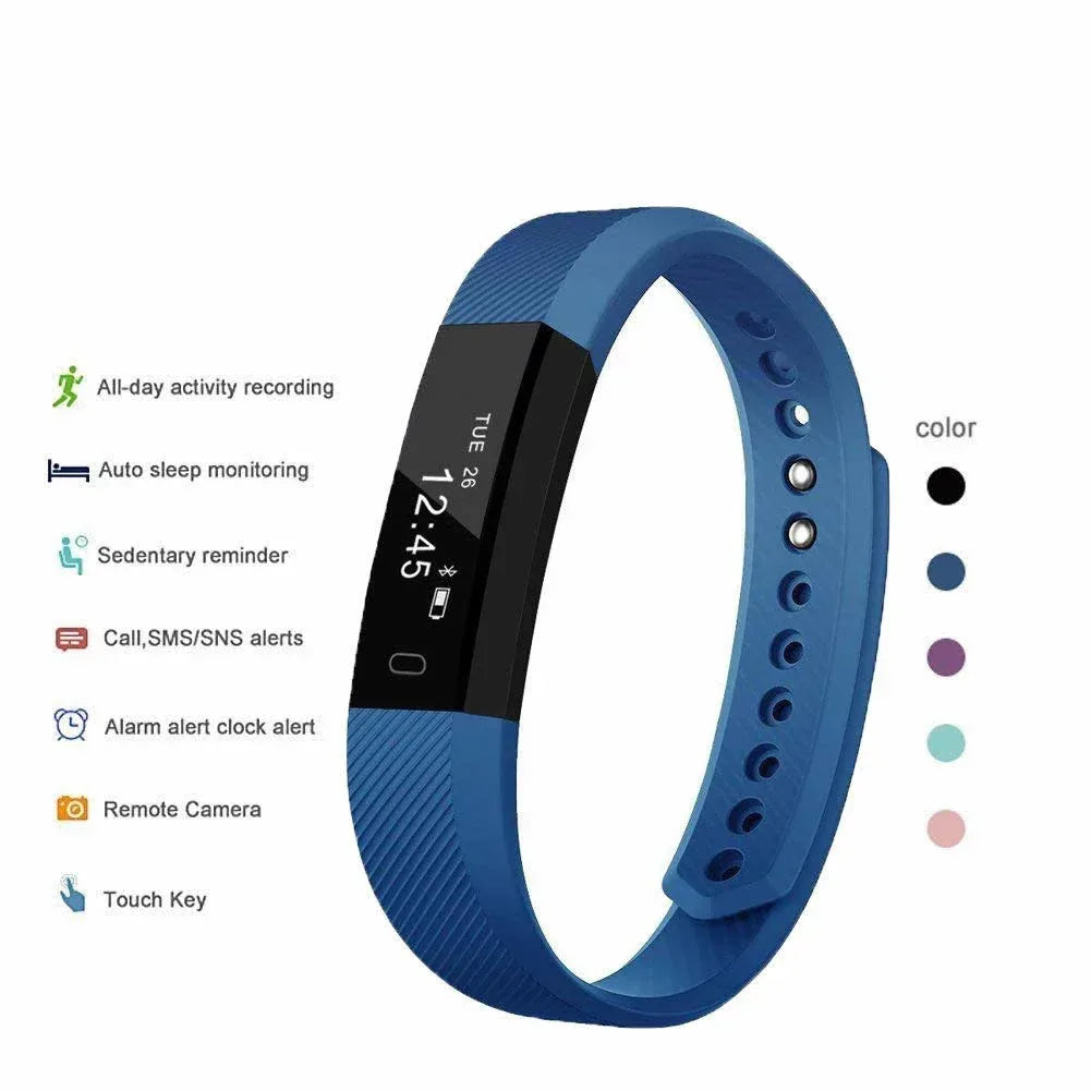 SmartFit Slim Activity Tracker And Monitor Smart Watch With FREE Extra BLUE