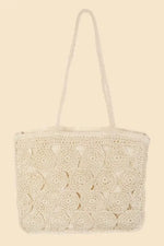 Fame Square Braided Pattern Tote Bag IV / one size