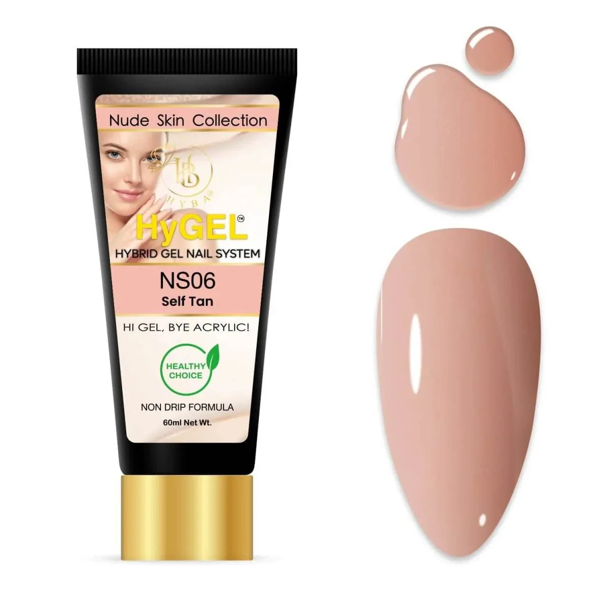 HyGEL® #3 NUDE SKIN COLLECTION - 60ml Listing NUDE SKIN Full Set #PF01-#PF12 (12 - 60ml tubes)