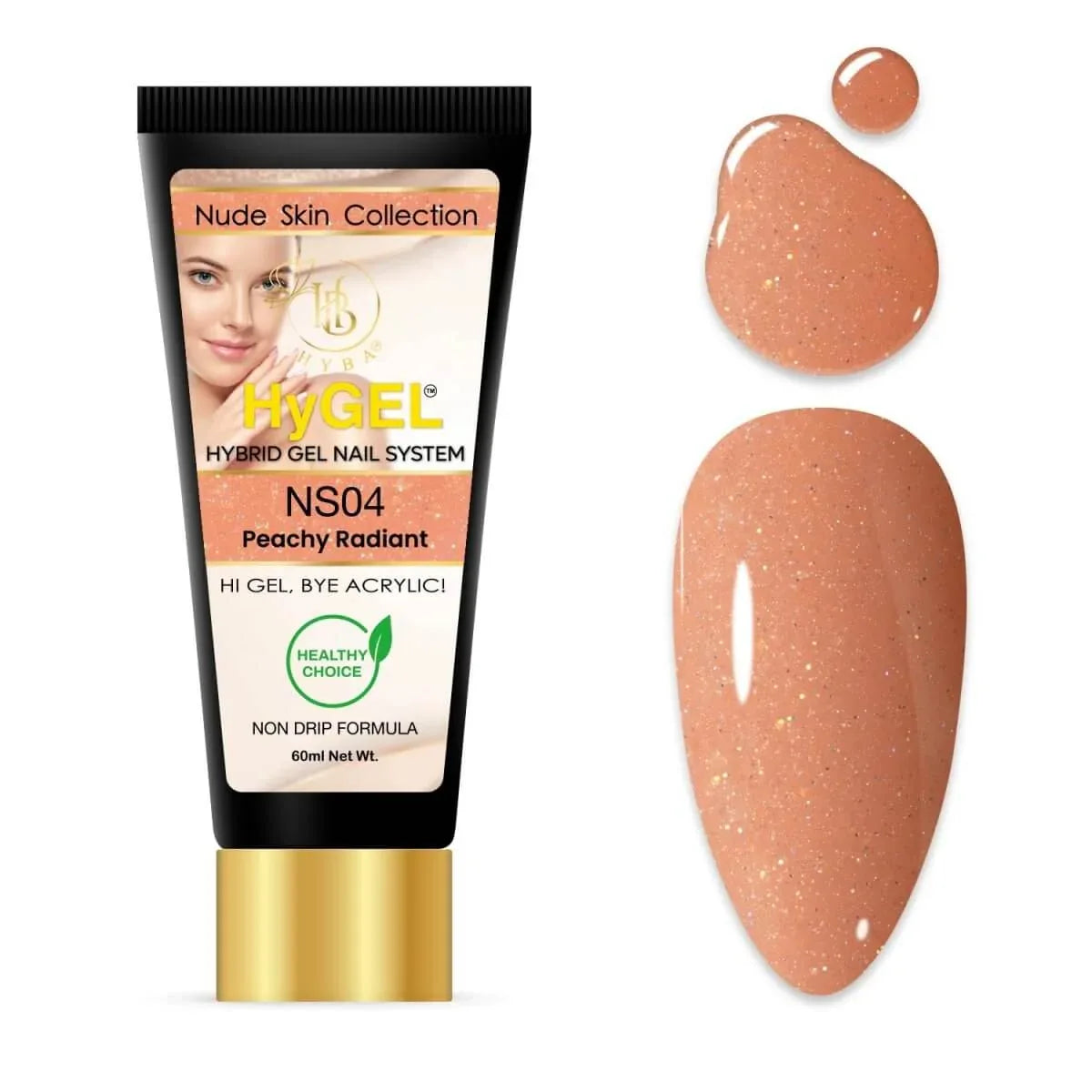 HyGEL® #3 NUDE SKIN COLLECTION - 60ml Listing NUDE SKIN Full Set #PF01-#PF12 (12 - 60ml tubes)