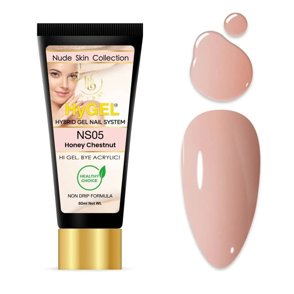 HyGEL® #3 NUDE SKIN COLLECTION - 60ml Listing NUDE SKIN Full Set #PF01-#PF12 (12 - 60ml tubes)