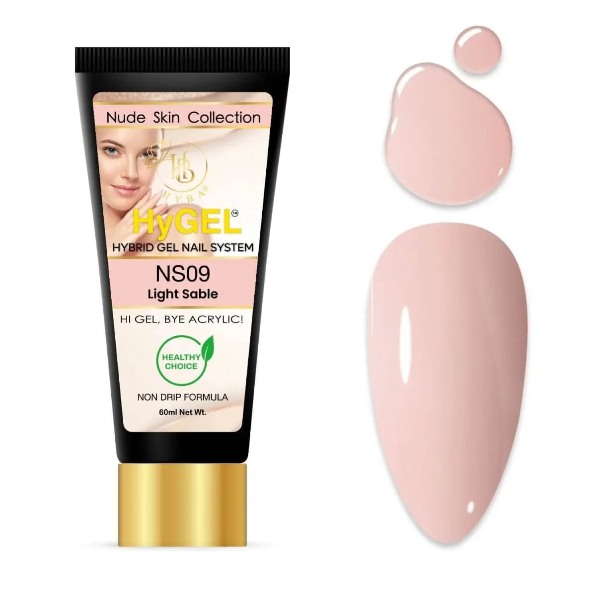 HyGEL® #3 NUDE SKIN COLLECTION - 60ml Listing NUDE SKIN Full Set #PF01-#PF12 (12 - 60ml tubes)