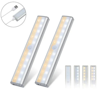 Let There Be Light 20 Motion LED Lights Rechargeable Battery 2 - Pack