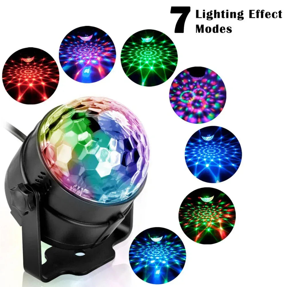 LED Party Projector Light with Sound Activation Default Title