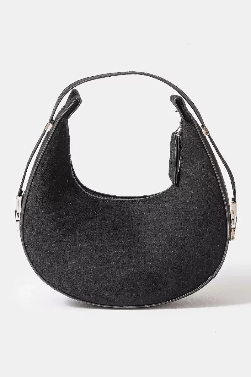 Fame Soft Circle Hand Bag BK / One Size