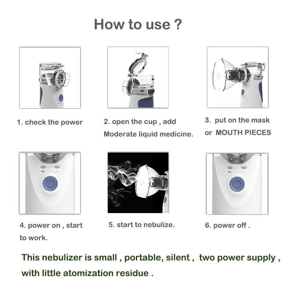 Portable Handheld Nebulizer Mist Inhaler and Atomizer SP