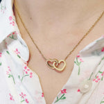 Customized Name Stainless Steel 18k Gold Plated Rose Gold O-Chain Love Engraved Necklace eprolo