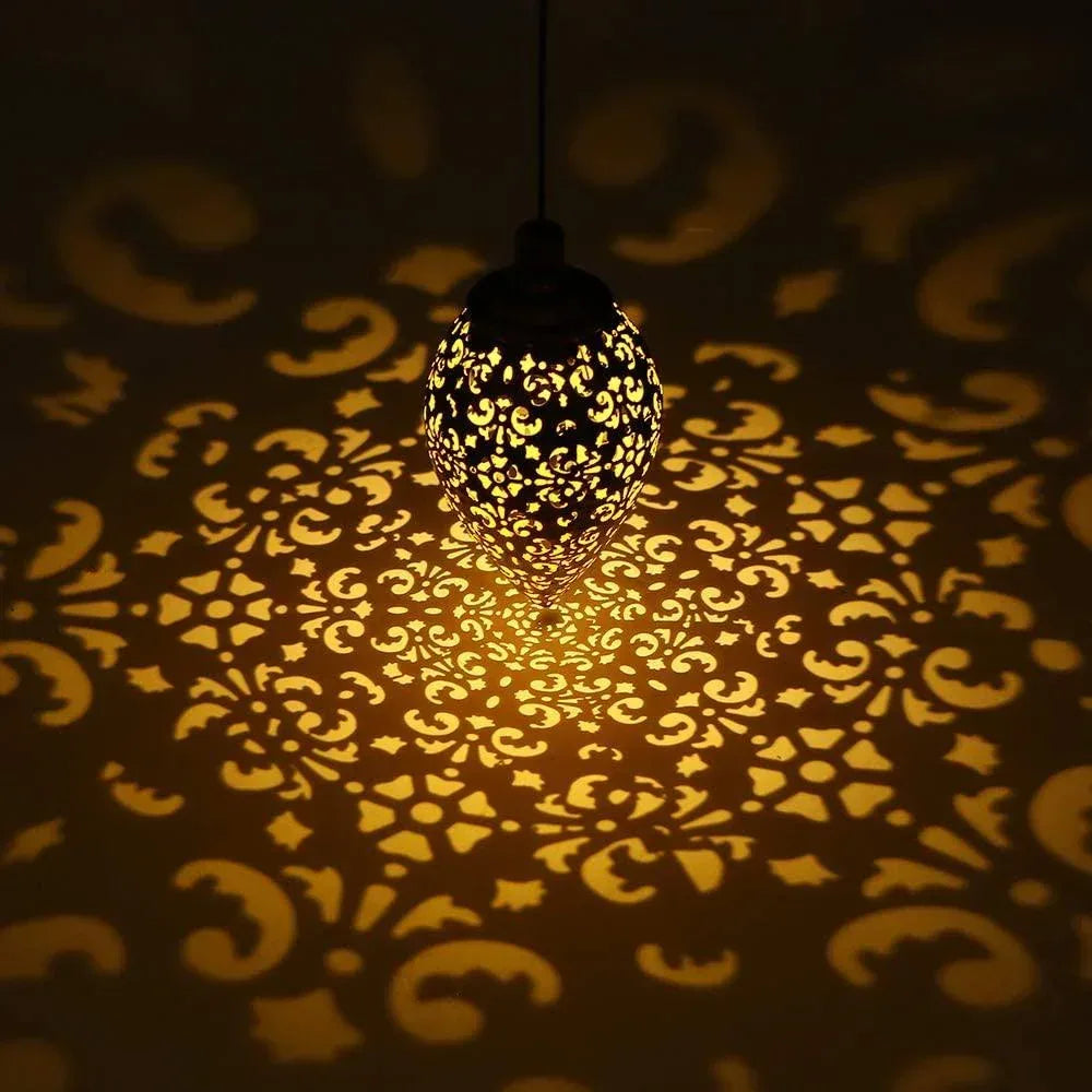 Solar Light LED Lantern Garland Waterproof Hanging Outdoor Fairy Light 3pcs