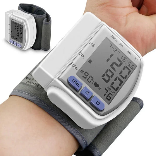 Digital Wrist Blood Pressure Monitor For Measuring Arterial Pressure Default Title