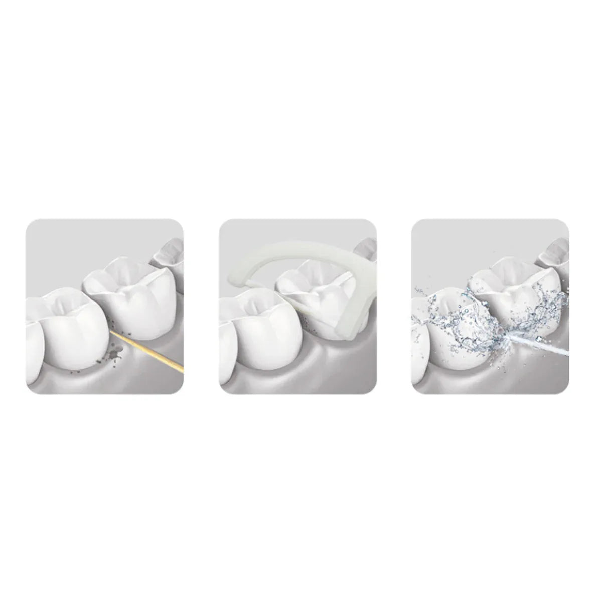 Portable Water Flosser And Pik For Dental Hygiene Default Title