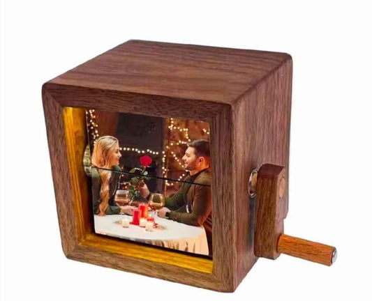 Luminous Custom Flip Book – Unique 2025 Gift 16 sheets without lights / 8*8*7.5