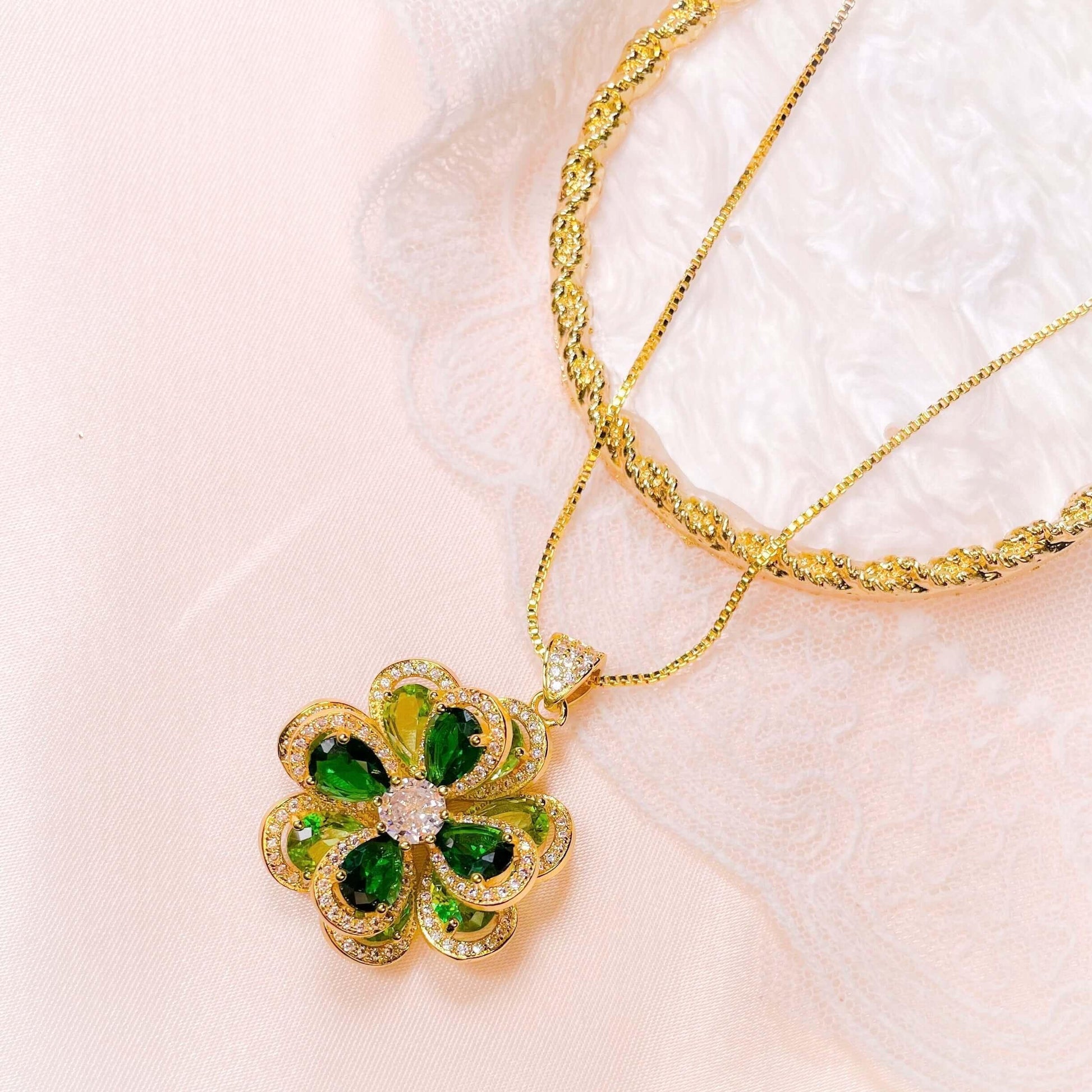 Messalina Emerald Necklace Default Title