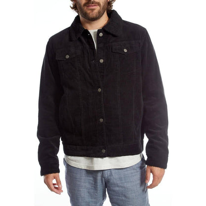 Marlon Corduroy Aviator Jacket XXL / Black