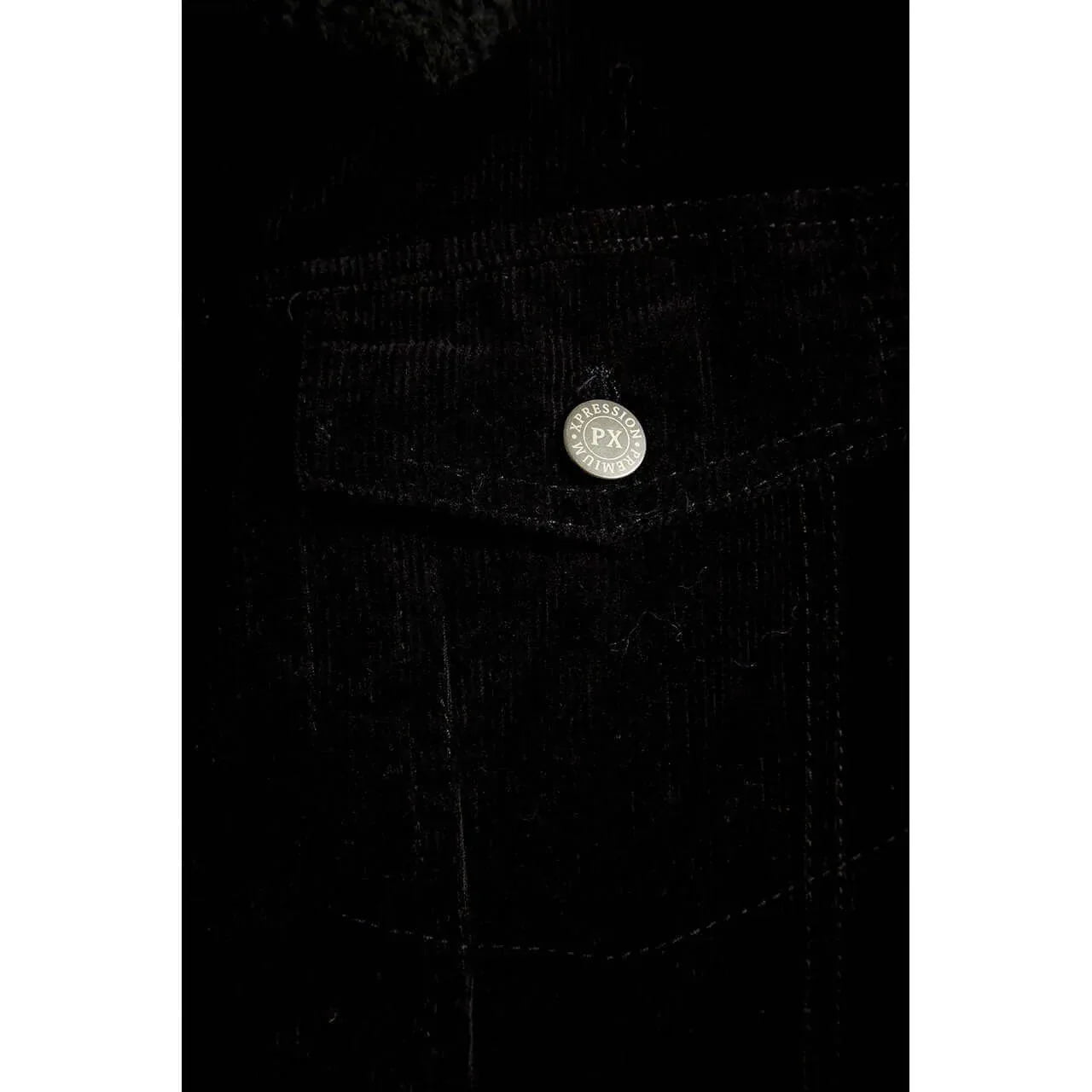 Marlon Corduroy Aviator Jacket XXL / Black