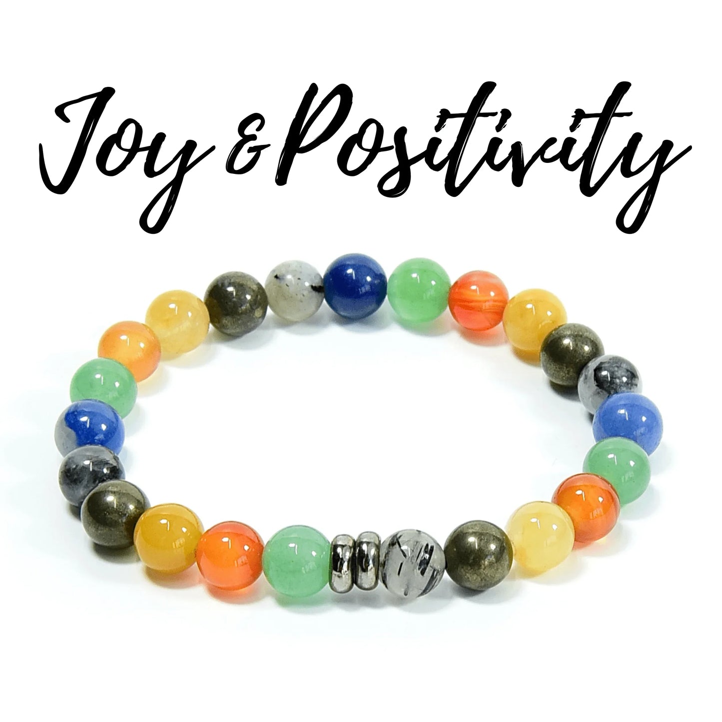 Joy & Positivity Vibes Bracelet 8"