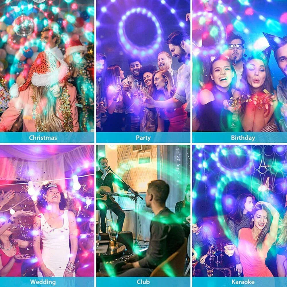 LED Party Projector Light with Sound Activation Default Title