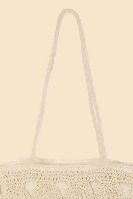 Fame Square Braided Pattern Tote Bag IV / one size