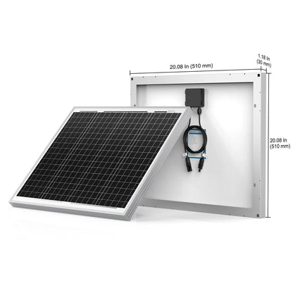 50W 12V Solar Charger Kit Default Title