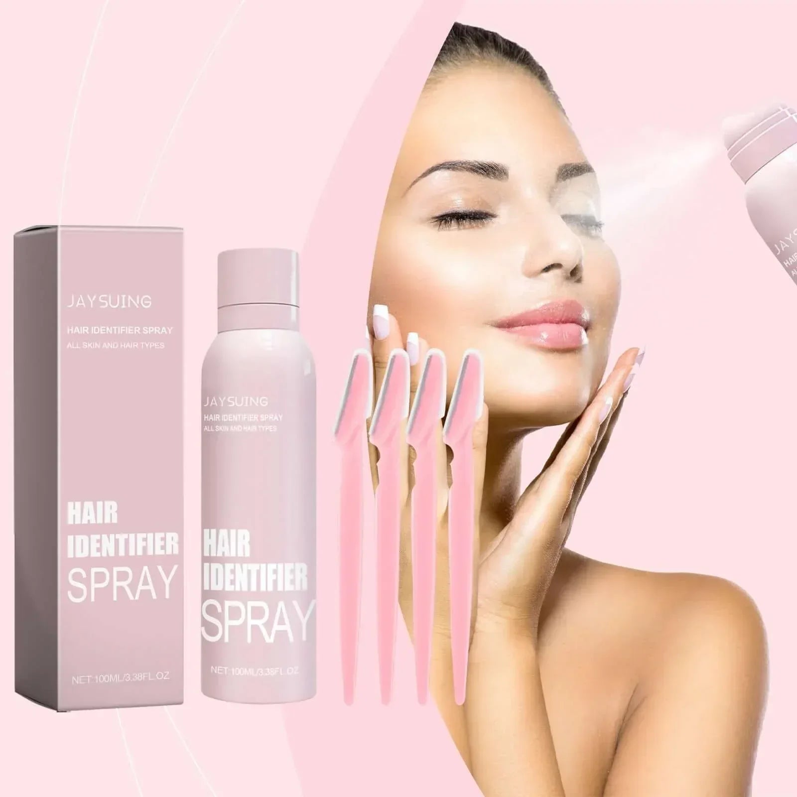 Jaysuing Hair Identifier Spray for Face Shaving Default Title