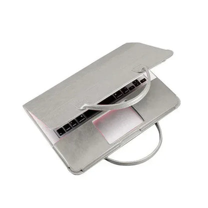 Simple Business Fashion Computer Bag 11inches / Silver