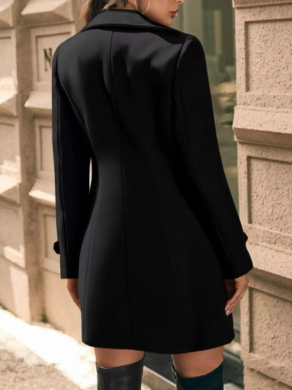 Double-Breasted Wool Blend Overcoat XL / Caramel