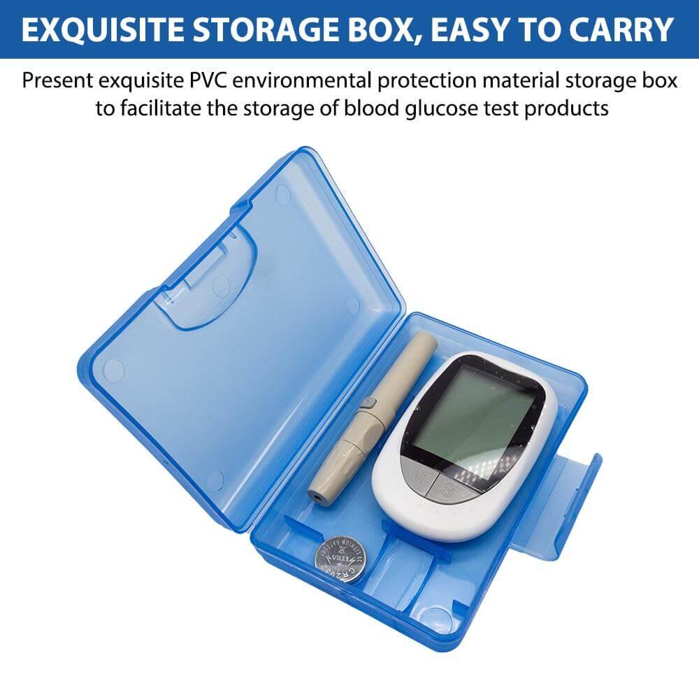Blood Glucose Meter Glucometer Kit Home Diabetes Tester Default Title