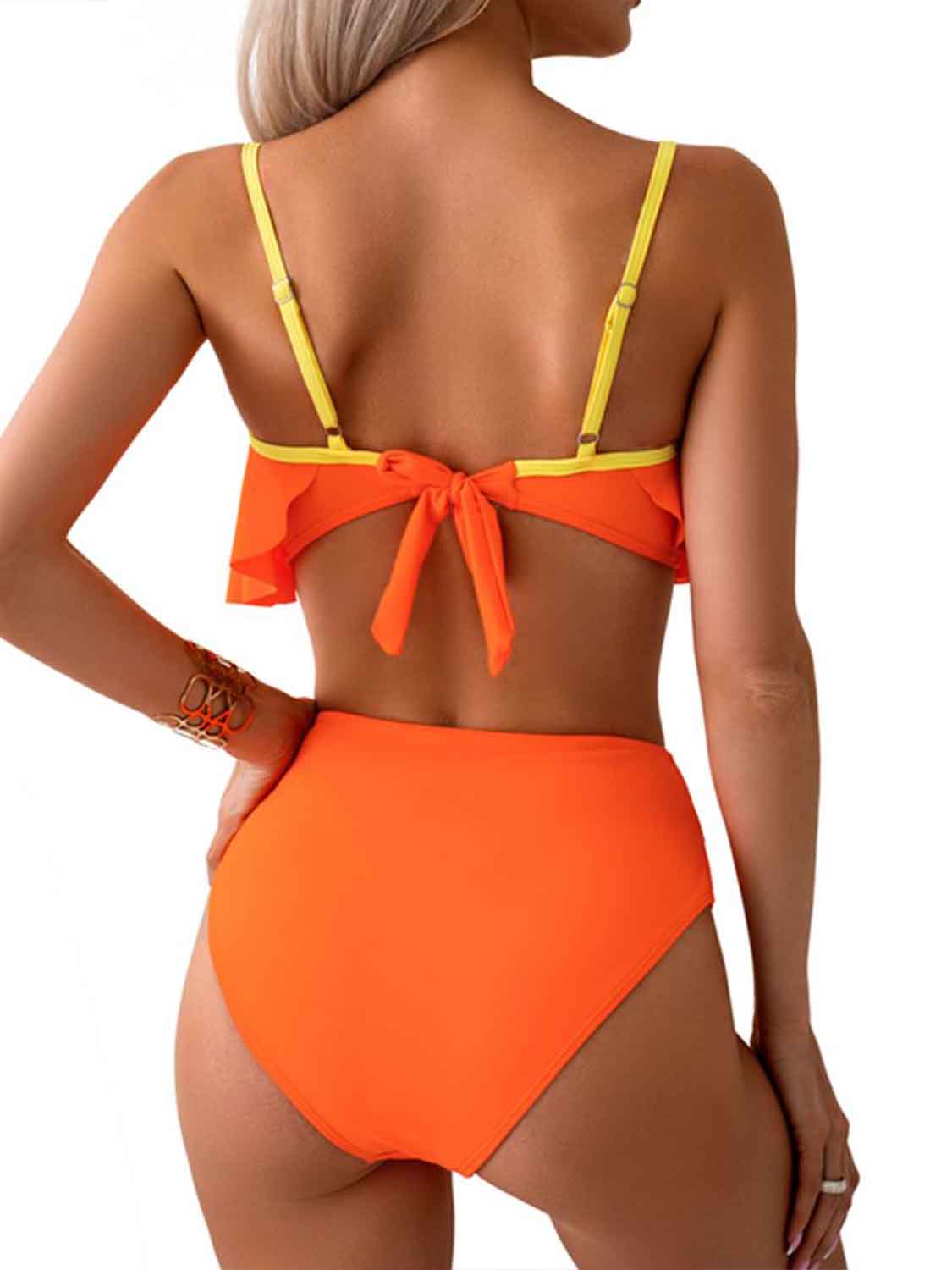 Notched Bikini Set