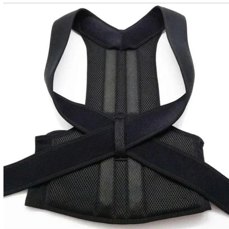 Adjustable Posture Corrector Low Back Support Shoulder Brace Belt For L