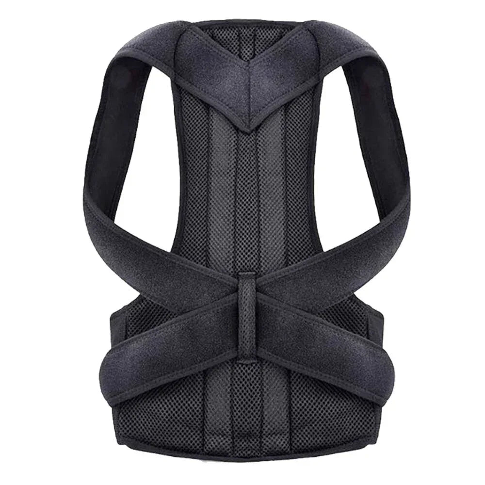 Adjustable Posture Corrector Low Back Support Shoulder Brace Belt For L