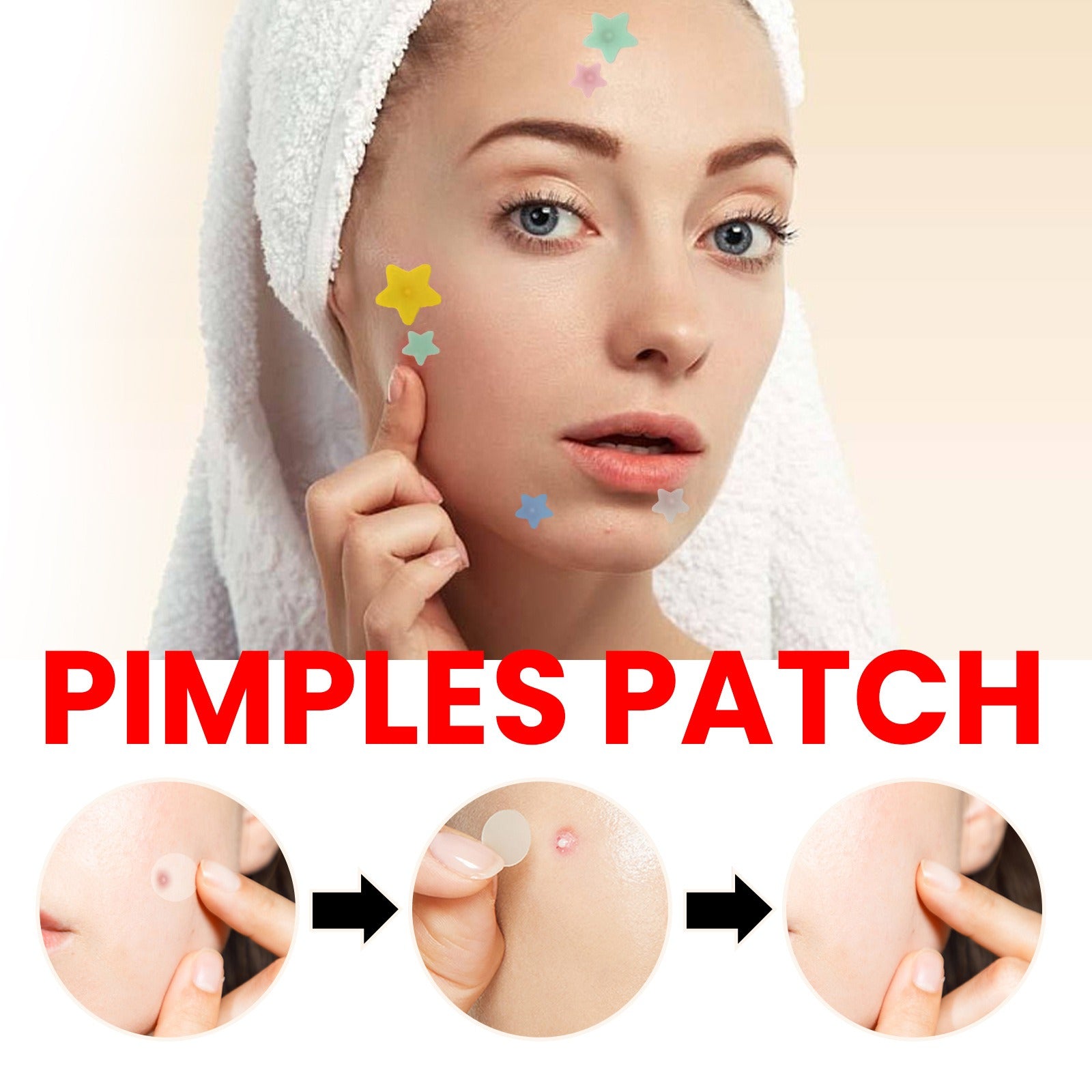 Acne Patch Facial Skin Care Fade Blemishes Pimple Marks Closed Acne Blemishes Cover Acne Pimple Repair Patch